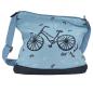 Preview: Umhängetasche Fahrrad hellblau No Name
